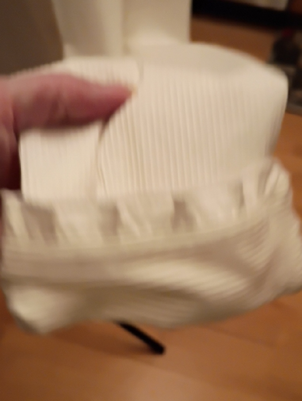 Tribal White Ruffle-Front Button-Down Shirt - Picture 6 of 9